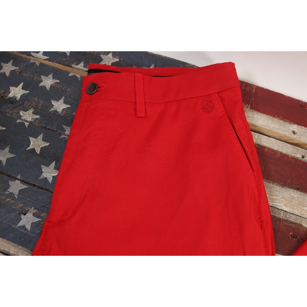 Noah Galvin Green Mens Golf Pants Red 30x30 Breathable Performance - Picture 2 of 10